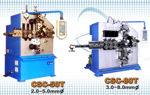 Wire forming machines